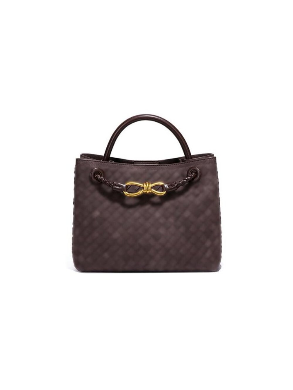 Suede Woven Tote Bag for Women PU Leather Crossbody Bag Shoulder Bag Casual